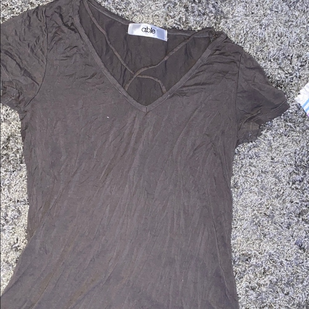 Grey cross shirt